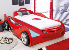 CARBED Кровать-машина Coupe с выдвижной кроватью Red 20.03.1306.00 в Череповце - cherepovec.katalogmebeli.com | фото