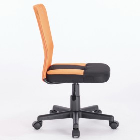 Кресло компактное BRABIX Smart MG-313 (черный, оранжевый) в Череповце - cherepovec.katalogmebeli.com | фото 2