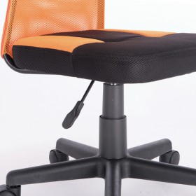 Кресло компактное BRABIX Smart MG-313 (черный, оранжевый) в Череповце - cherepovec.katalogmebeli.com | фото 5