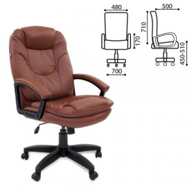 Кресло офисное BRABIX Trend EX-568 (коричневый) в Череповце - cherepovec.katalogmebeli.com | фото