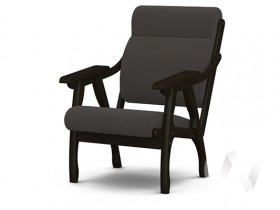 Кресло Вега-10 (венге лак/ULTRA GRAFIT) в Череповце - cherepovec.katalogmebeli.com | фото