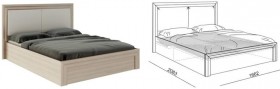 Кровать 1,6 Глэдис (М32) с подъемным механизмом Распродажа в Череповце - cherepovec.katalogmebeli.com | фото 2