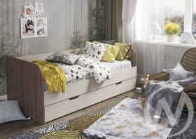 Кровать детская Балли 2-х уровневая (шимо темный/шимо светлый) в Череповце - cherepovec.katalogmebeli.com | фото