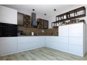 Модульная кухня Бронкс 1,8 м (Кварц) в Череповце - cherepovec.katalogmebeli.com | фото 5