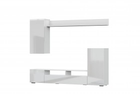 Мебель для гостиной МГС 4 (Белый/Белый глянец) в Череповце - cherepovec.katalogmebeli.com | фото 7