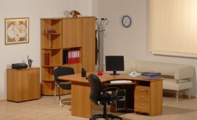 Мебель для персонала Рубин 42 Светлый миланский орех в Череповце - cherepovec.katalogmebeli.com | фото 2