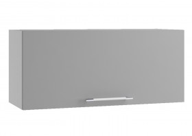 Ройс ПГ 800 Шкаф верхний горизонтальный (Графит софт/корпус Серый) в Череповце - cherepovec.katalogmebeli.com | фото