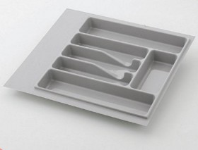 Вкладыш для кухонных принадлежностей, серый, Volpato 400 мм в Череповце - cherepovec.katalogmebeli.com | фото