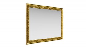 Зеркало навесное "Айрум"/(дуб кальяри / профиль: золото с орнаментом) в Череповце - cherepovec.katalogmebeli.com | фото
